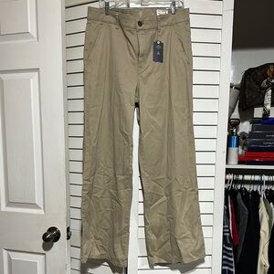 St. John’s Bay Women’s Wide Leg Tan Pants Size 14